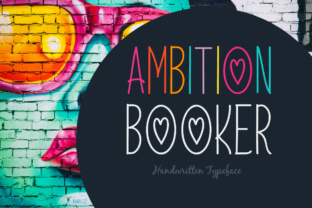 Ambition Booker: The Script Handwritten Font for Powerful Branding and Design