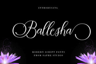 Ballesha: A Script Font That Elevates Handmade Design