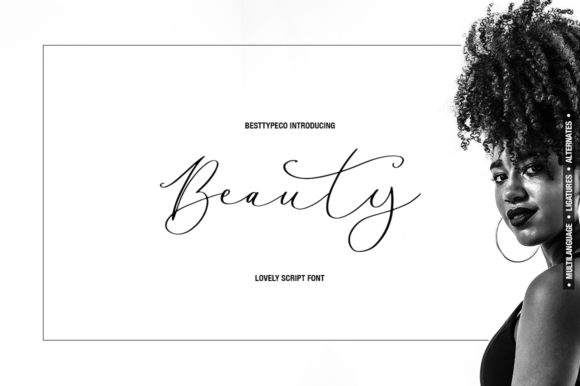 Beauty Lady: A Script Handwritten Font for Creative Campaigns