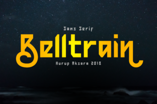 Belltrain: A Retro-Vintage Sans Serif Font for Editorial Design