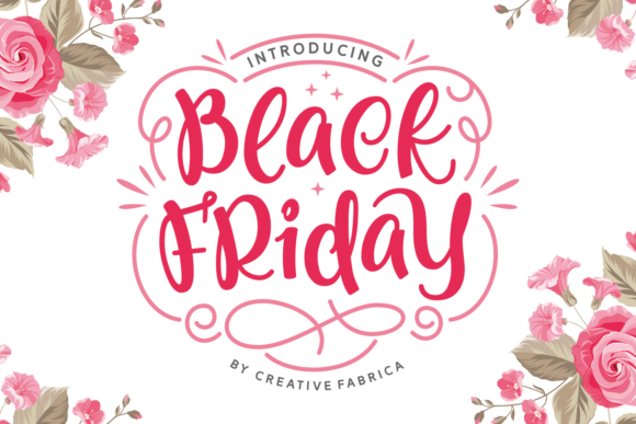 Black Friday Font for Handmade Branding