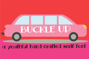 Buckle Up: A Whimsical Serif Font for Crafters and Product Creators