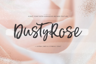 Dusty Rose: The Script Handwritten Font That Elevates Brand Visuals