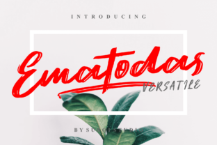 Ematodas: A Bold Script Font for Modern Web Design