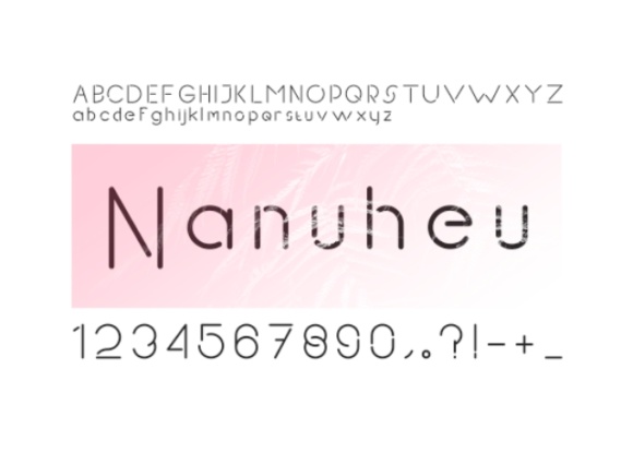 Enhance Your Brand with Nanuheu: A Decorative Font for Professional Design