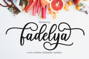 Fadelya Script for Creative Branding and Handwritten Design