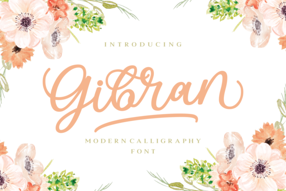 Gibran: A Modern Calligraphy Font for Editorial Design and Branding