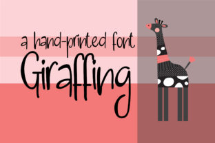 Giraffing Script Handwritten Font for Joyful Branding