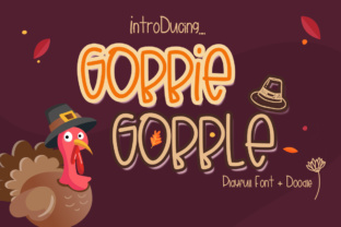 Gobbie Gobble: A Font That Brings Thanksgiving Spirit to Your Brand