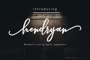 Hendryan Script Font for Elegant Branding and Handwritten Charm
