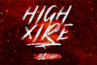 High Xire: A Fresh Urban Brush Font for Modern Designers