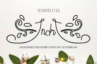 Indri: A Modern Script Handwritten Font for Real Design Work