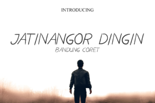 Jatinangor Dingin: A Script Handwritten Font for Editorial Design