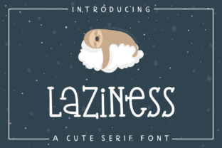 Laziness Serif Font for Small Business Branding