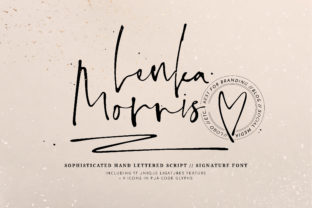 Lenka Morris Script Font for Personal, Elegant Web Design