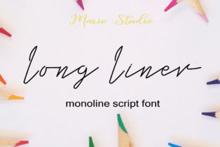 Long Liner: An Elegant Monoline Script Font for Small Business Branding