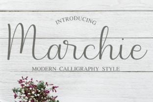 Marchie: A Modern Calligraphy Font for Editorial Elegance