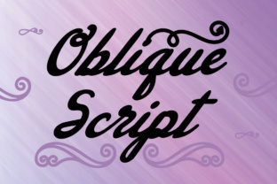 Oblique Script: A Versatile Script Handwritten Font for Editorial Design