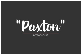 Paxton: The Script Handwritten Font That Elevates Your Campaigns