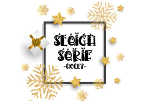 PN Sleigh Serif Holly Font for Handmade Holiday Branding