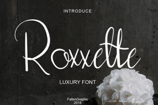 Roxxette: A Luxury Script Font for Digital Branding and Web Design