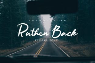 Ruthen Back: A Signature Script Handwritten Font for Scroll-Stopping Brand Content