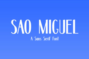 Sao Miguel Font for Small Business Branding