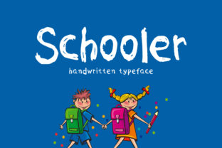 Schooler: A Playful Script Handwritten Font for Kids Designs
