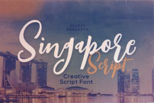 Singapore Script: A Playful Brush-Style Handwritten Font