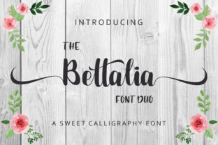 The Bettalia Duo: A Script Handwritten Font for Creative Product Design