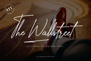 The Wallstreet: A Script Handwritten Font for Elegance and Craft