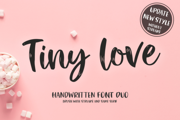 Tiny Love Duo: Elegant Script Handwritten Fonts for Digital Design
