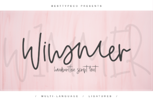 Wimmer: A Script Handwritten Font for Editorial Design and Branding