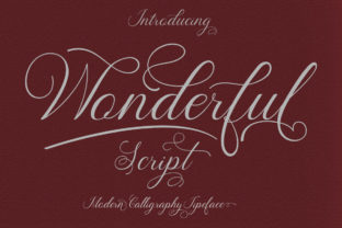 Wonderful Font: A Modern Calligraphy Script for Handmade Creators